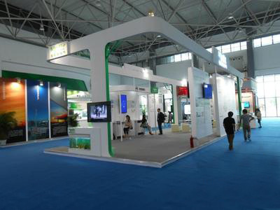 新國(guó)際科技展覽會(huì)40平方展位搭建服務(wù) 上海寶成會(huì)展一站式解決方案